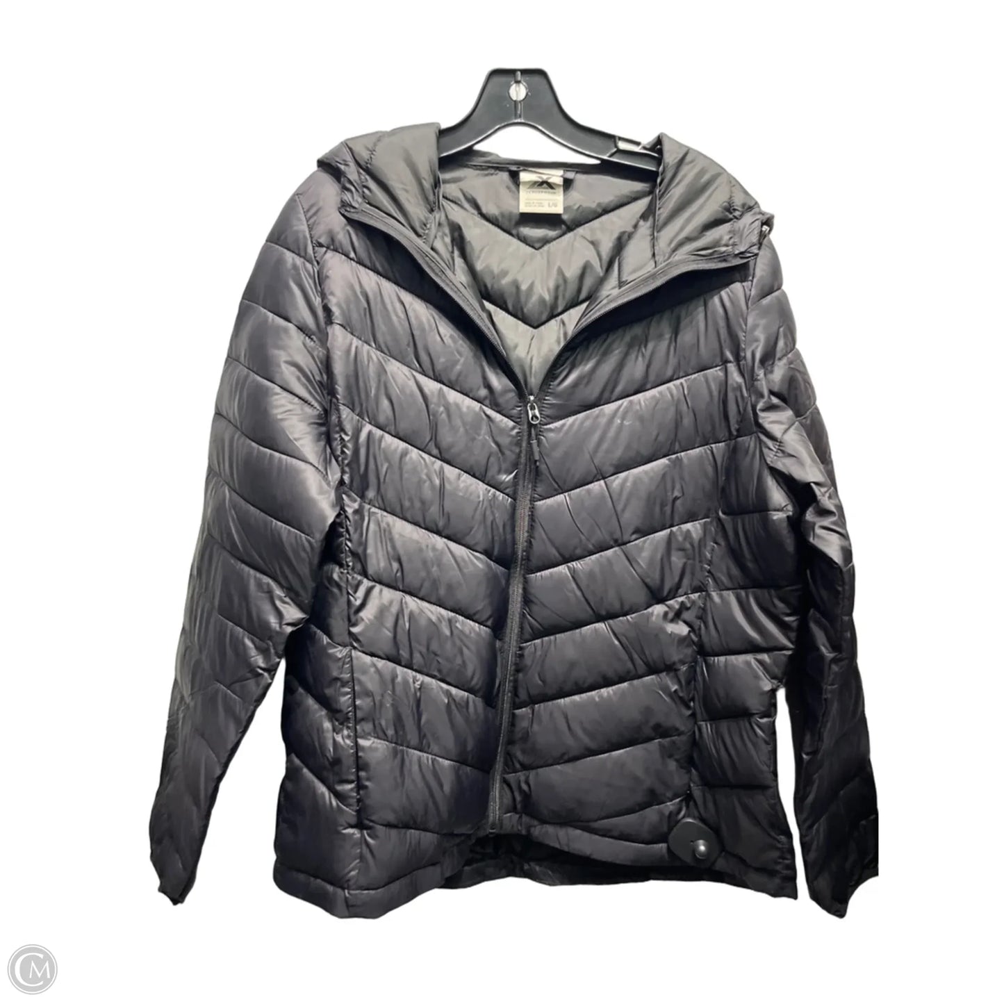 Coat Puffer & Quilted By Zero Xposure In Black, Size: L