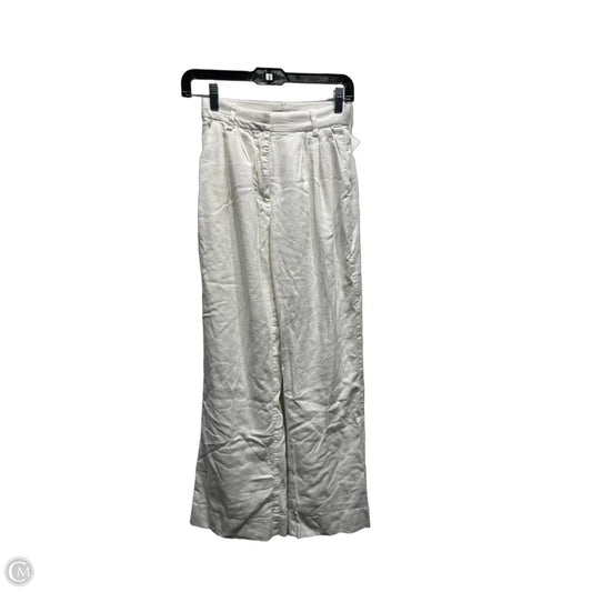 Pants Linen By Abercrombie And Fitch In White, Size: Xxs