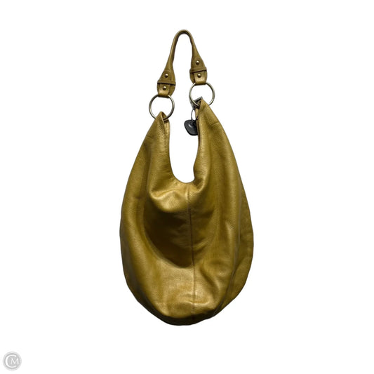 Handbag Leather By Hobo Intl, Size: Large