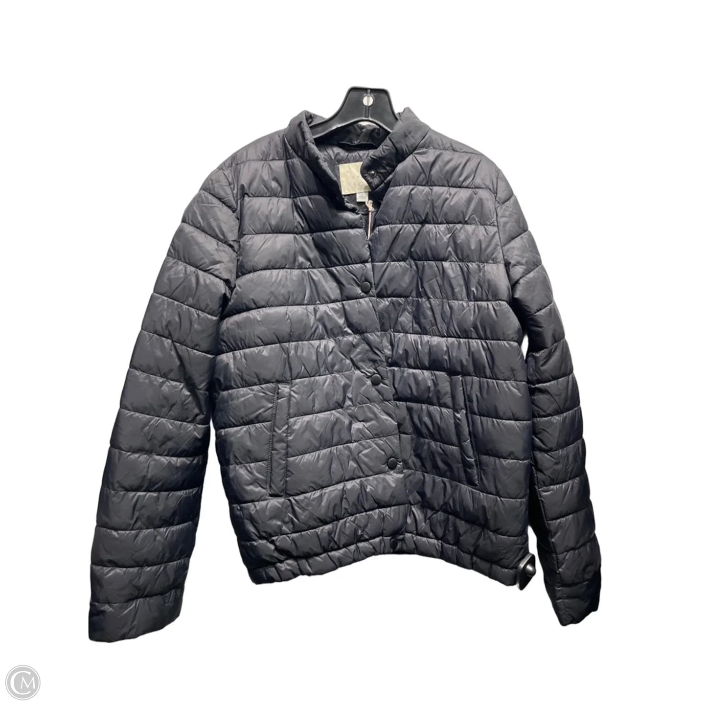 Jacket Puffer & Quilted By A New Day In Black, Size: L