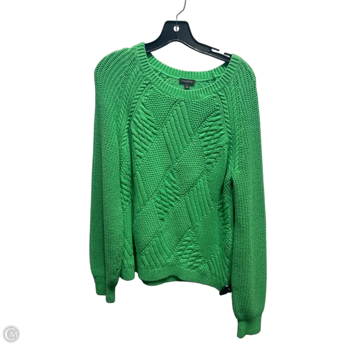 Sweater By Talbots In Green, Size: M