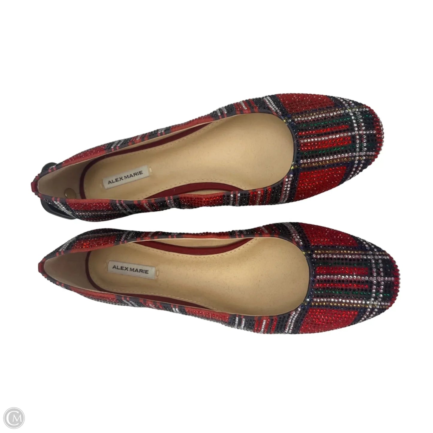 Shoes Flats By Alex Marie In Green & Red, Size: 7