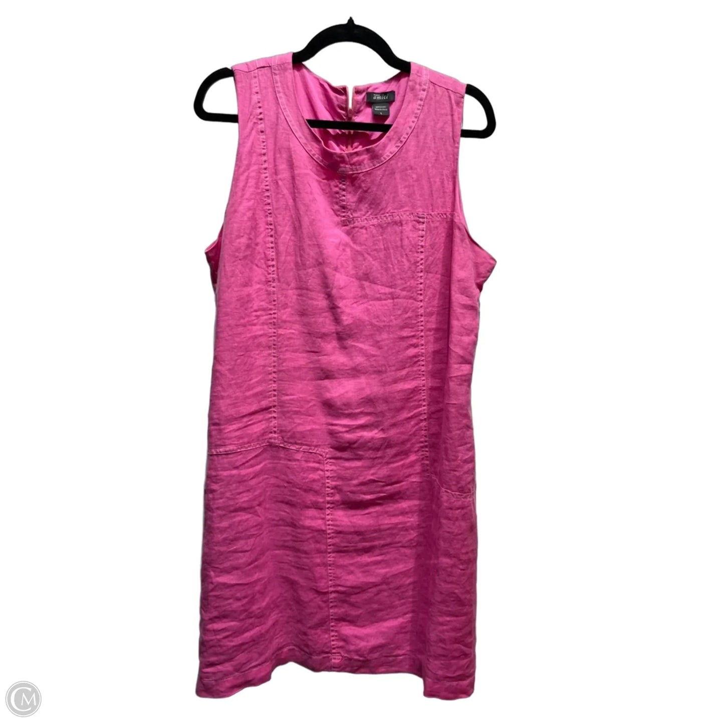 Dress Casual Short By pure amici  In Pink, Size: L