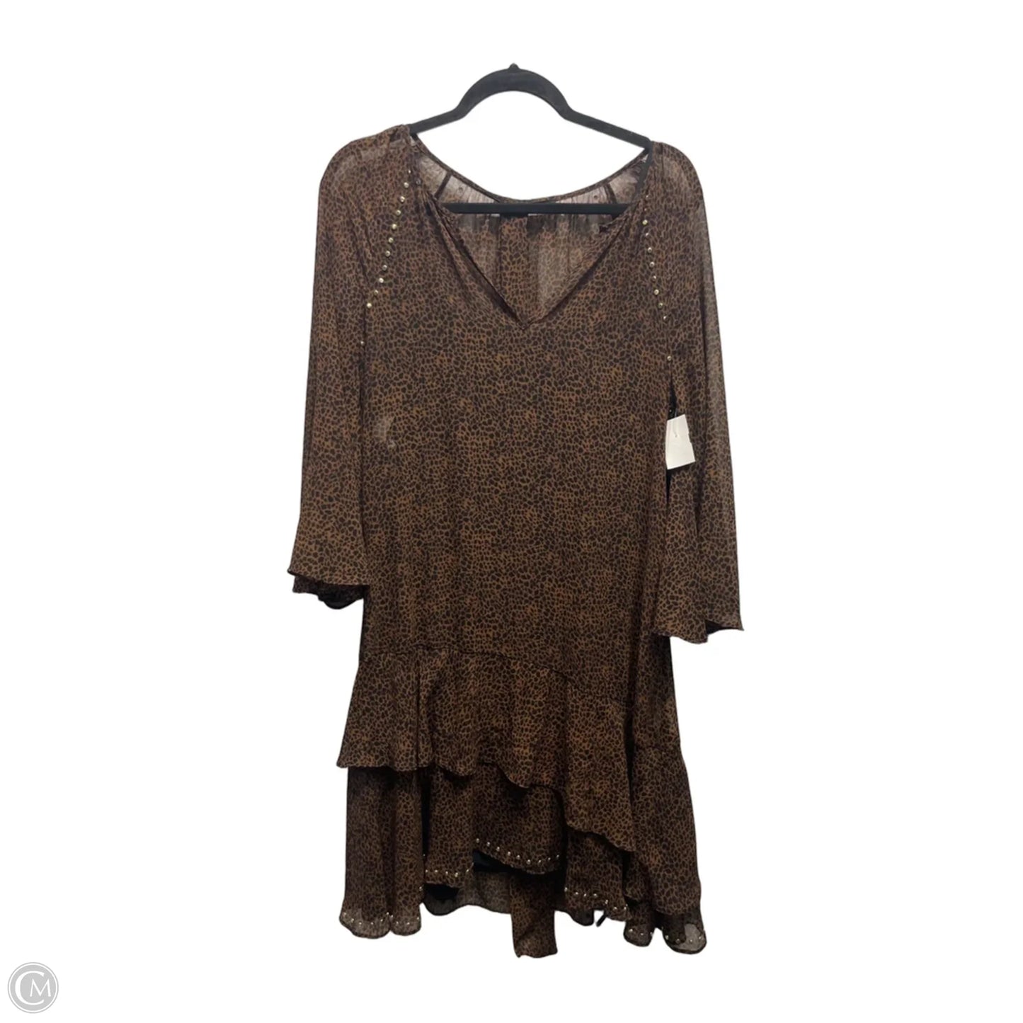 Dress Set 2pc By White House Black Market In Animal Print, Size: M