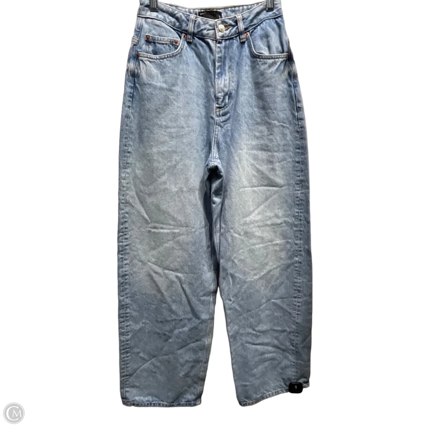 Jeans Straight By Asos In Blue Denim, Size: 4