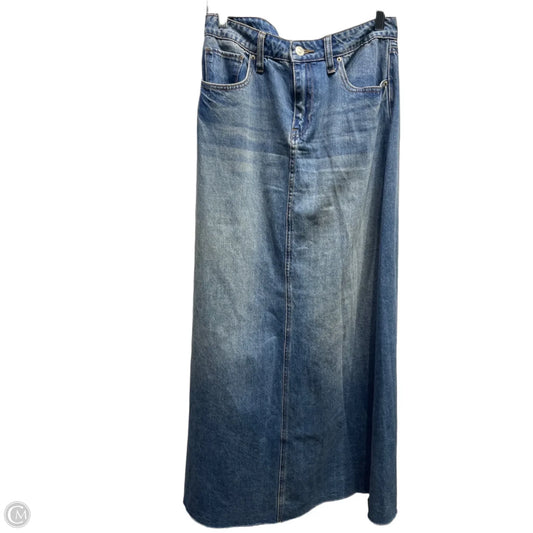 Skirt Maxi By ASHLEY MASON  In Blue Denim, Size: L