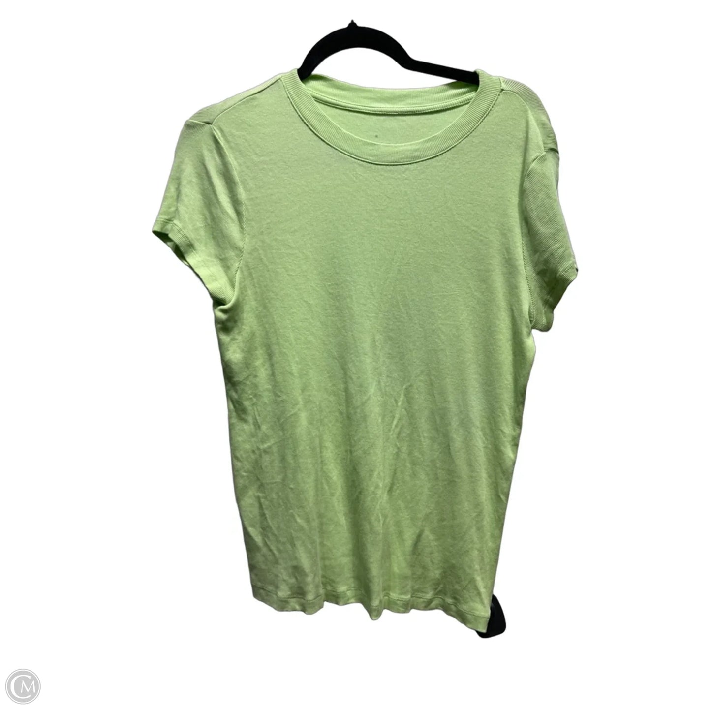Top Short Sleeve Basic By A New Day In Green, Size: L