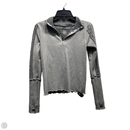 Top Long Sleeve By Free People In Grey, Size: M