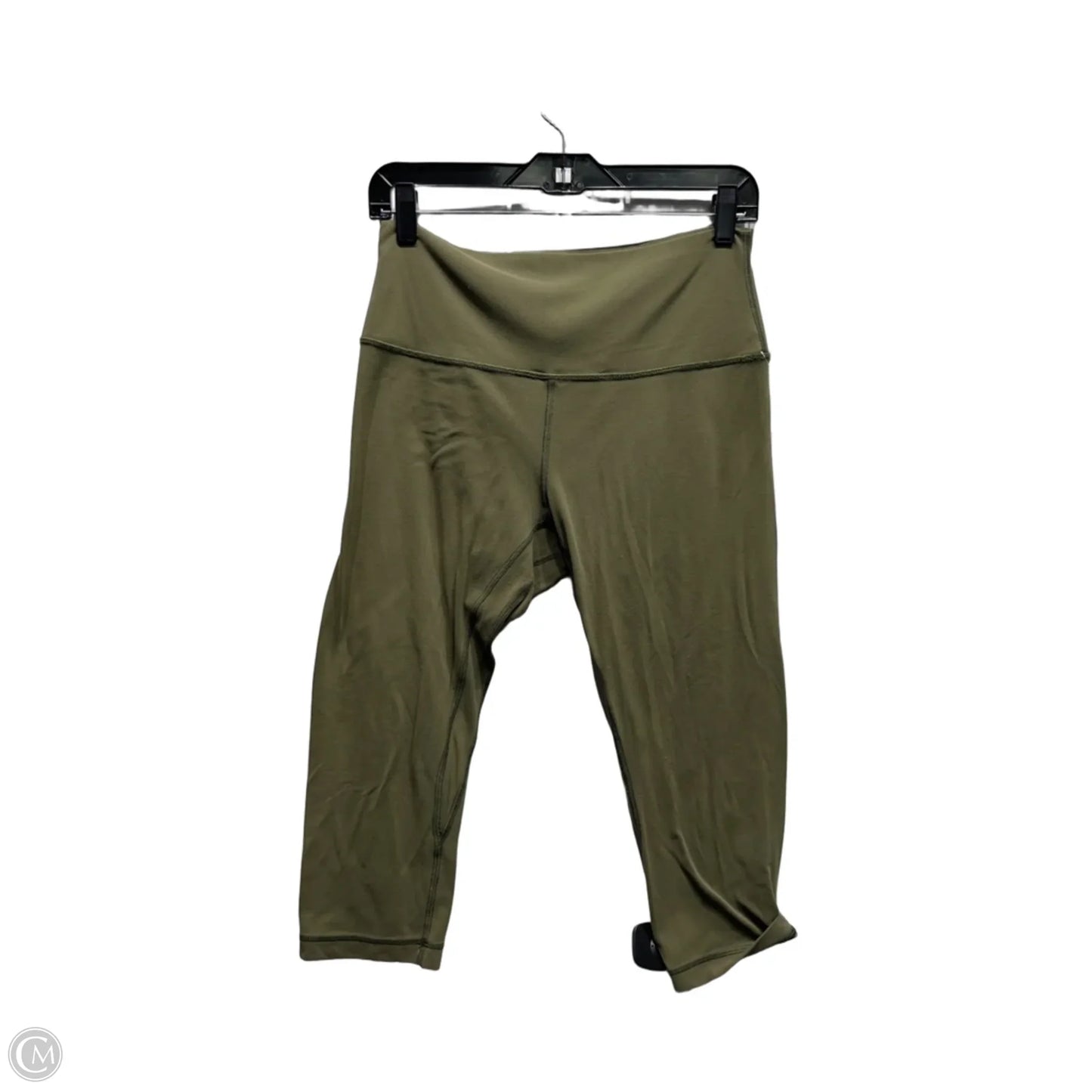 Athletic Capris By Lululemon In Green, Size: 10