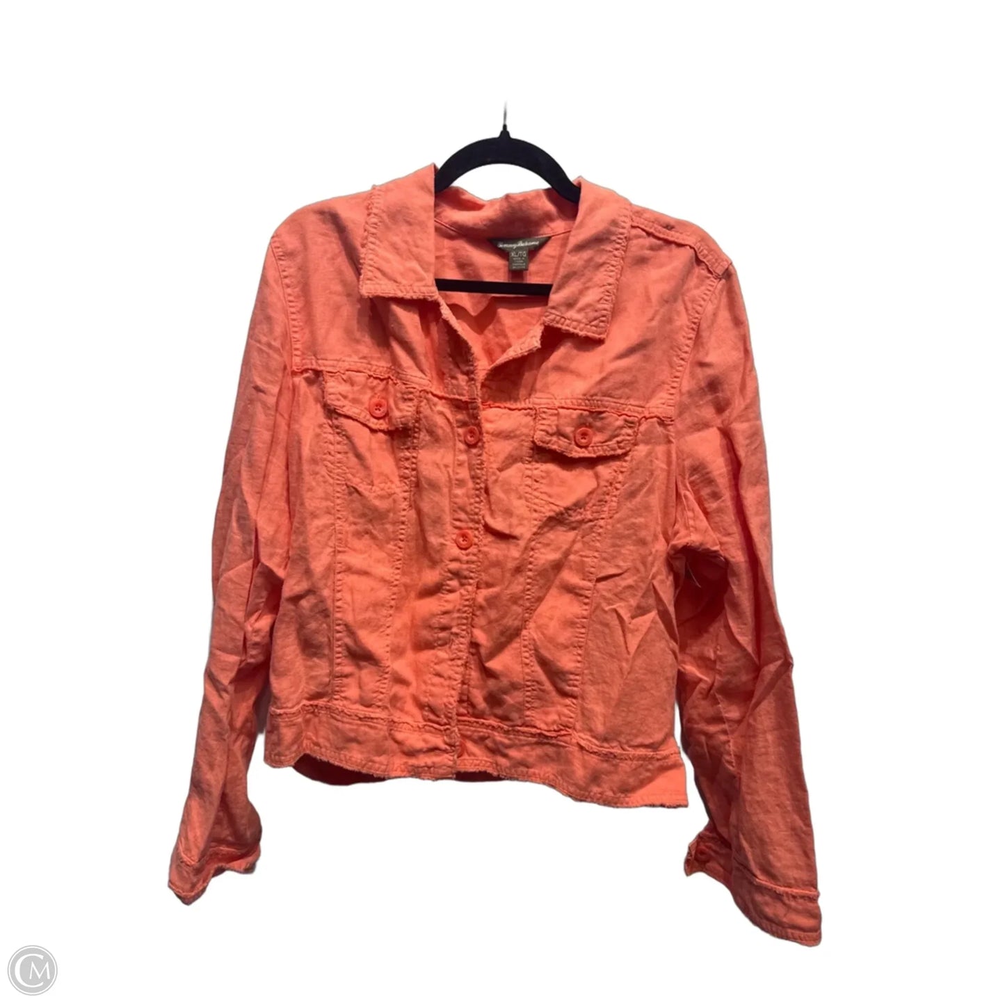 Jacket Other By Tommy Bahama In Coral, Size: Xl