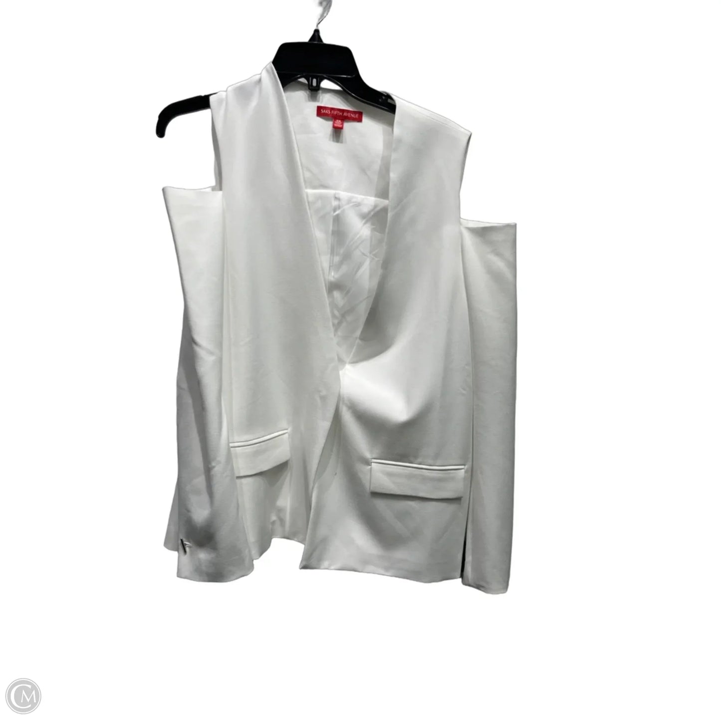 Blazer By Saks Fifth Avenue In White, Size: M