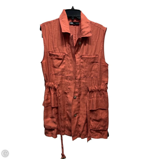 Vest Other By Zara In Orange, Size: L