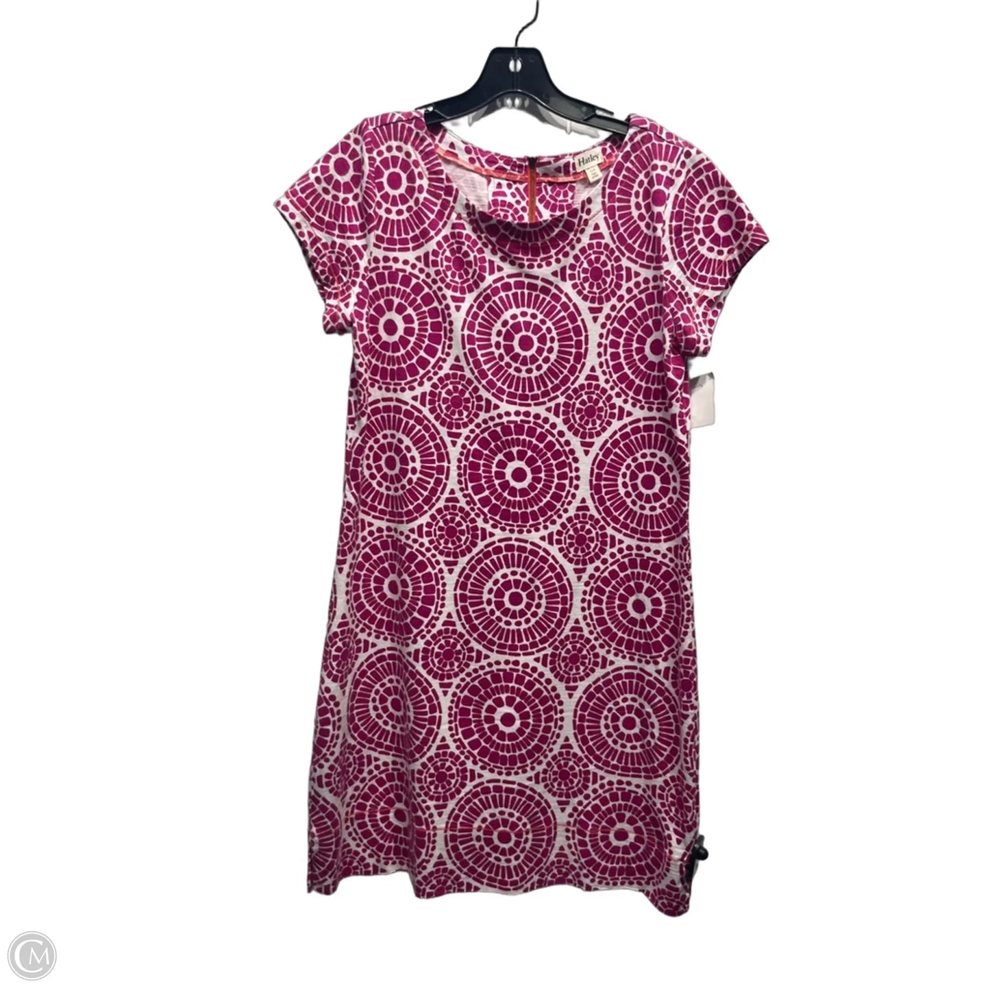 Dress Casual Short By Hatley In Purple & White, Size: M