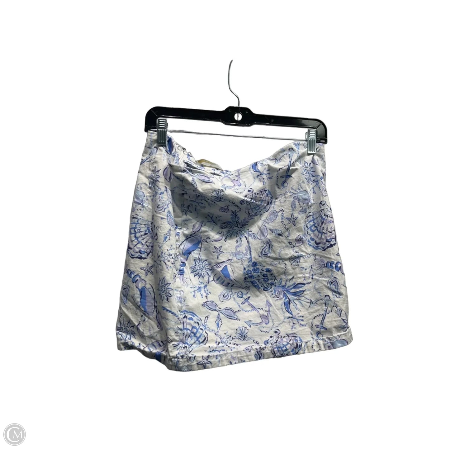 Skort Designer By Lilly Pulitzer In Blue & White, Size: 16