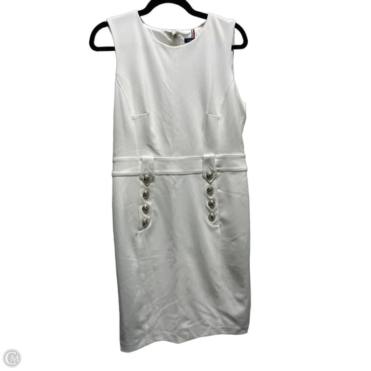 Dress Work By Tommy Hilfiger In White, Size: 10