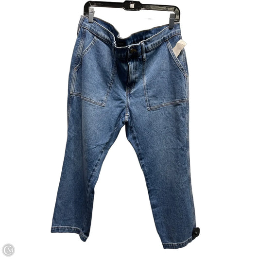 Jeans Straight By J. Crew In Blue Denim, Size: 12
