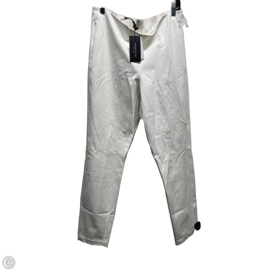 Pants Designer By Lafayette 148 In White, Size: L