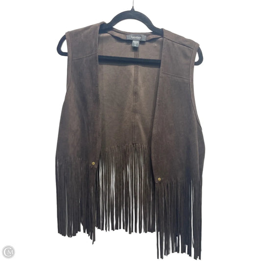 Vest Other By Karen Kane In Brown, Size: M