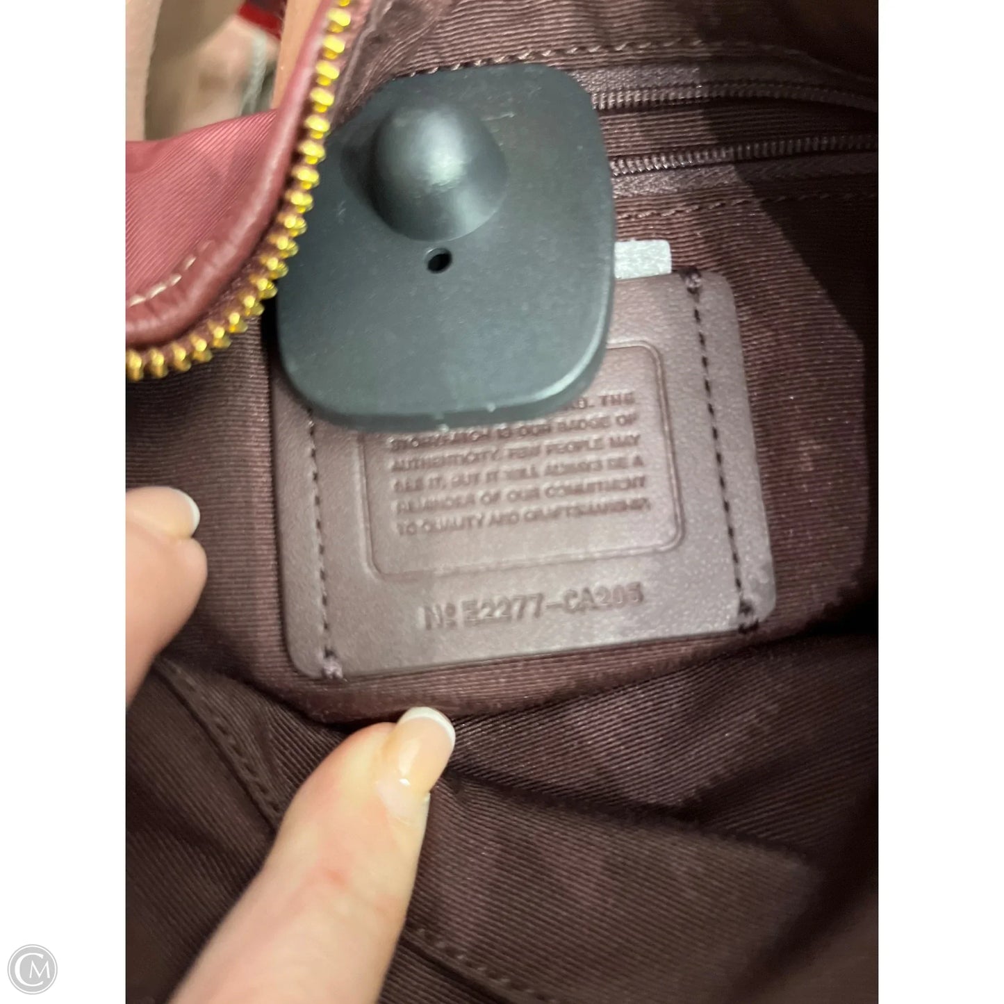 Crossbody Designer By Coach, Size: Medium