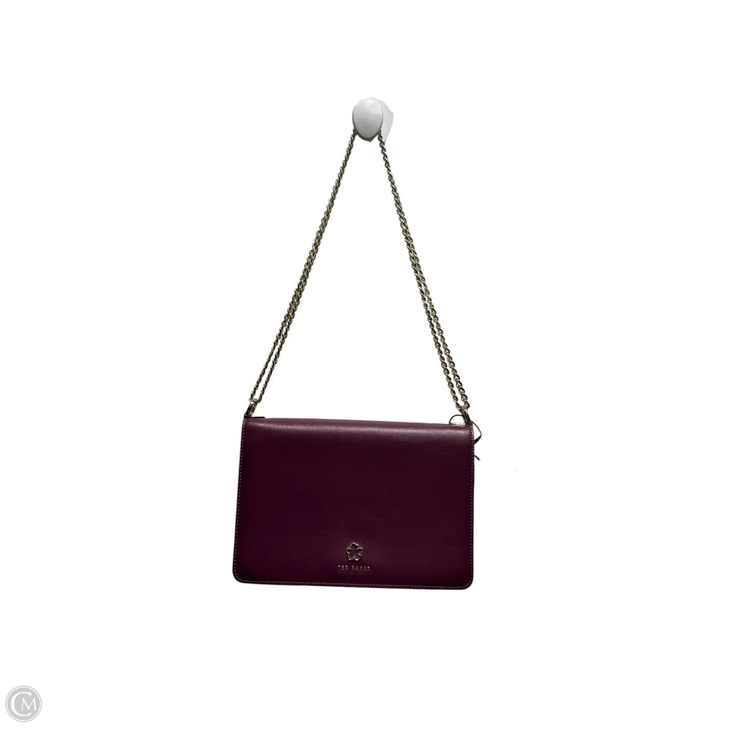 Handbag Leather By Ted Baker, Size: Medium