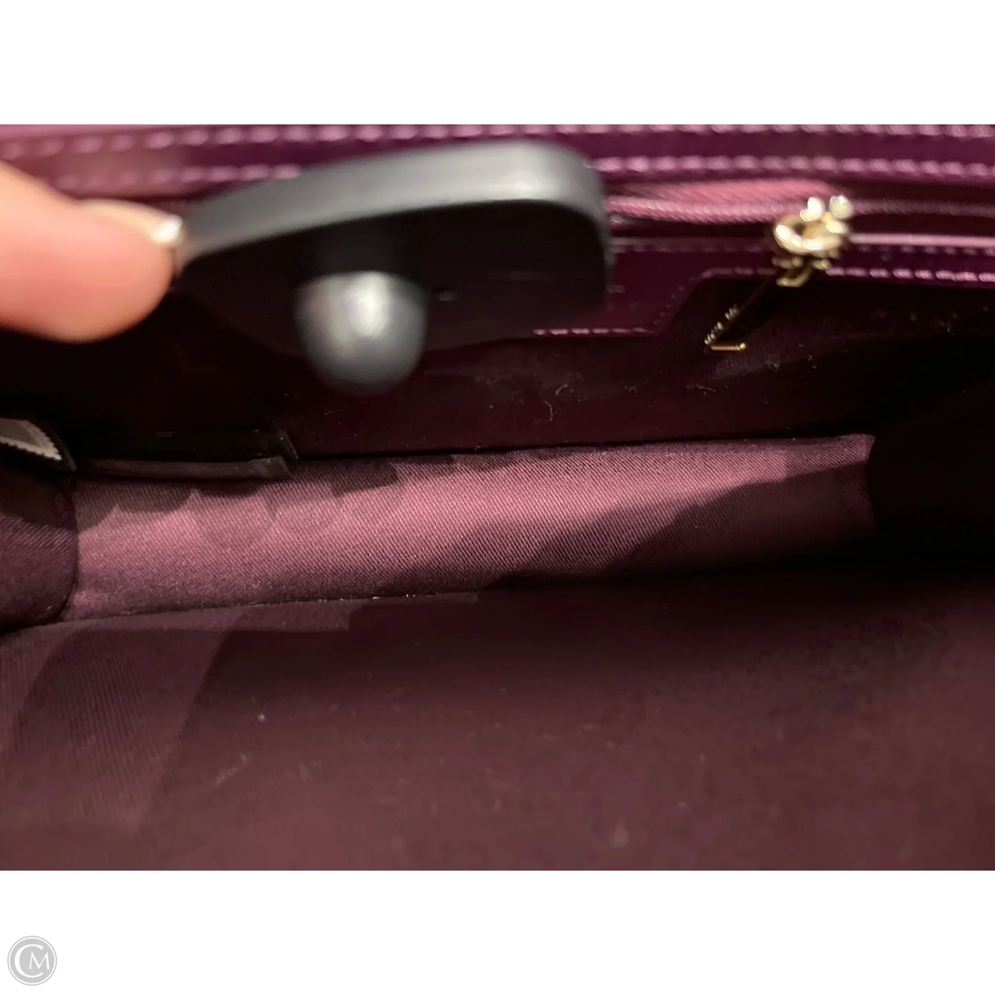 Handbag Leather By Ted Baker, Size: Medium