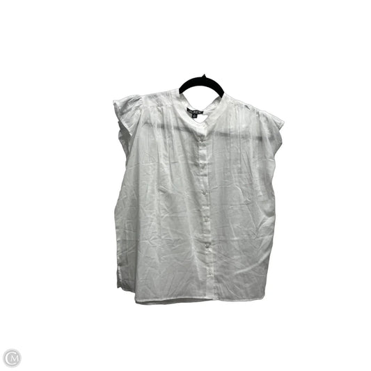 Top Short Sleeve By J. Crew In White, Size: M