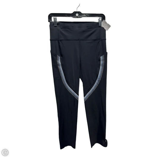 Athletic Leggings By Lululemon In Black & Blue, Size: 8