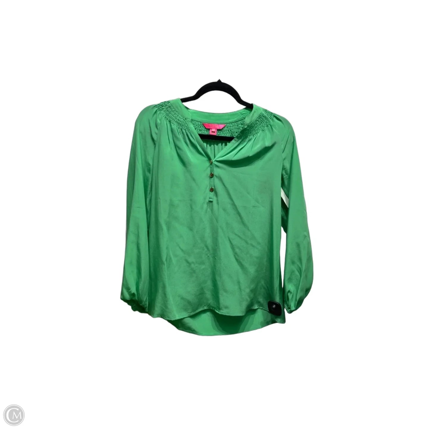 Blouse Designer By Lilly Pulitzer In Green, Size: Xxs