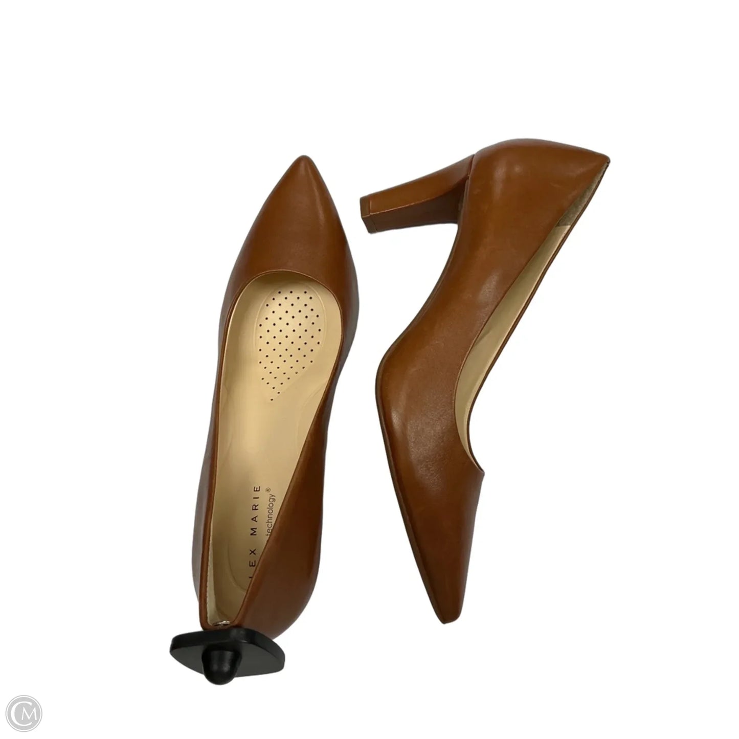 Shoes Heels Stiletto By Alex Marie In Tan, Size: 9.5