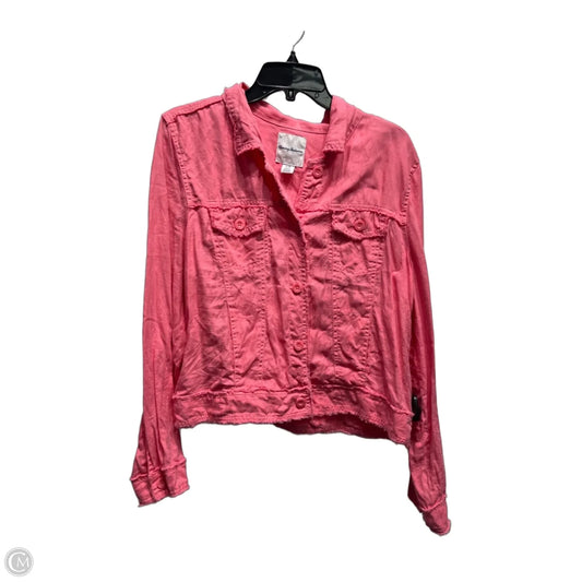 Jacket Other By Tommy Bahama In Coral, Size: L