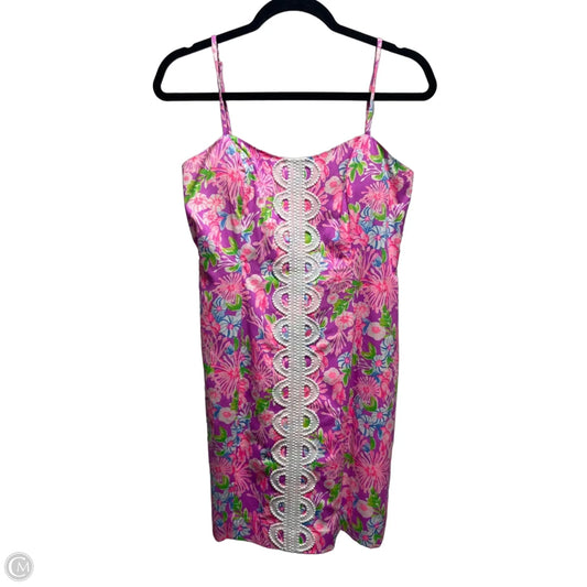 Dress Designer By Lilly Pulitzer In Pink & Purple, Size: 6