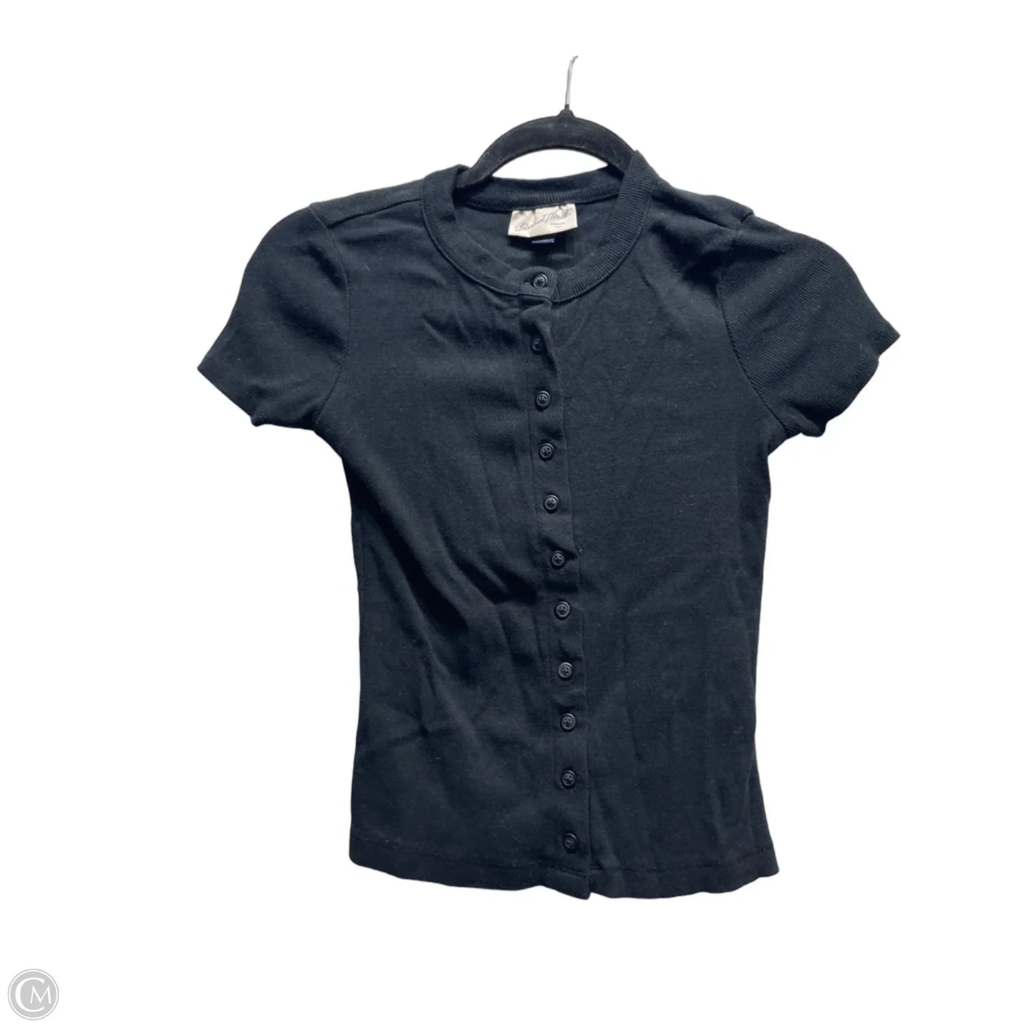 Top Short Sleeve By Universal Thread In Black, Size: Xs