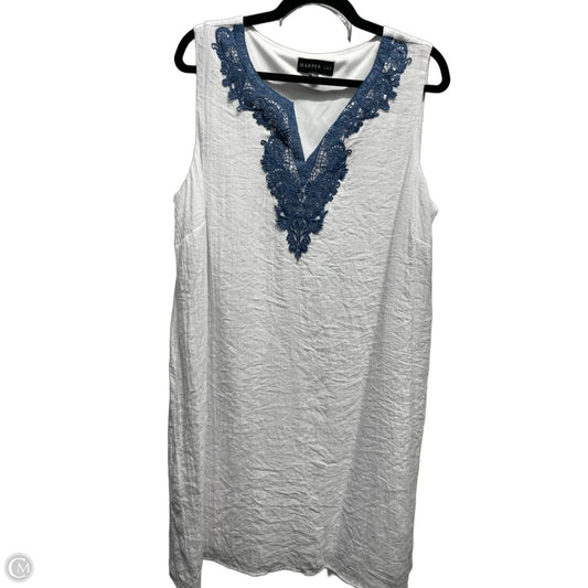 Dress Casual Short By harper 241  In Blue & White, Size: Xl