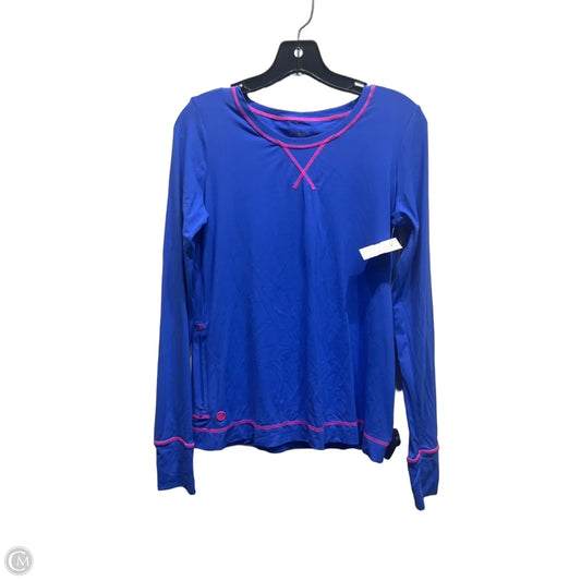 Top Long Sleeve Designer By Lilly Pulitzer In Blue, Size: Xs