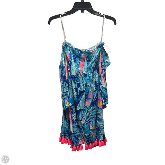 Dress Designer By Lilly Pulitzer In Blue & Orange, Size: Xs