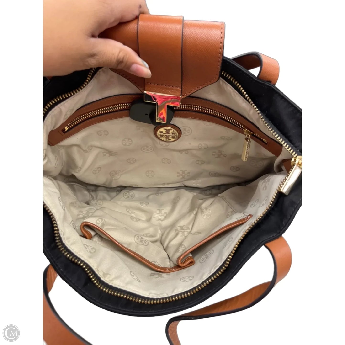 Handbag Designer By Tory Burch, Size: Medium