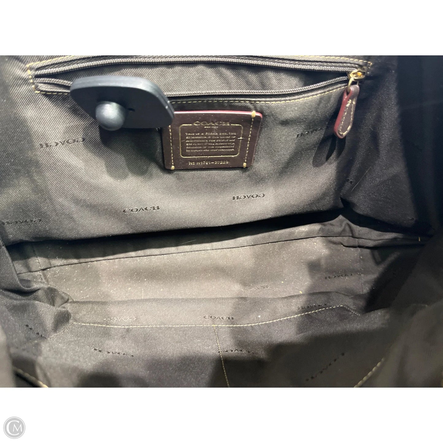 Handbag Designer By Coach, Size: Medium