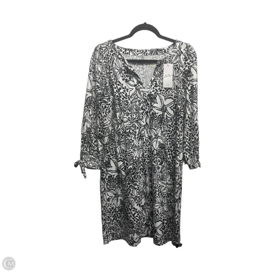 Dress Designer By Lilly Pulitzer In Black & White, Size: M