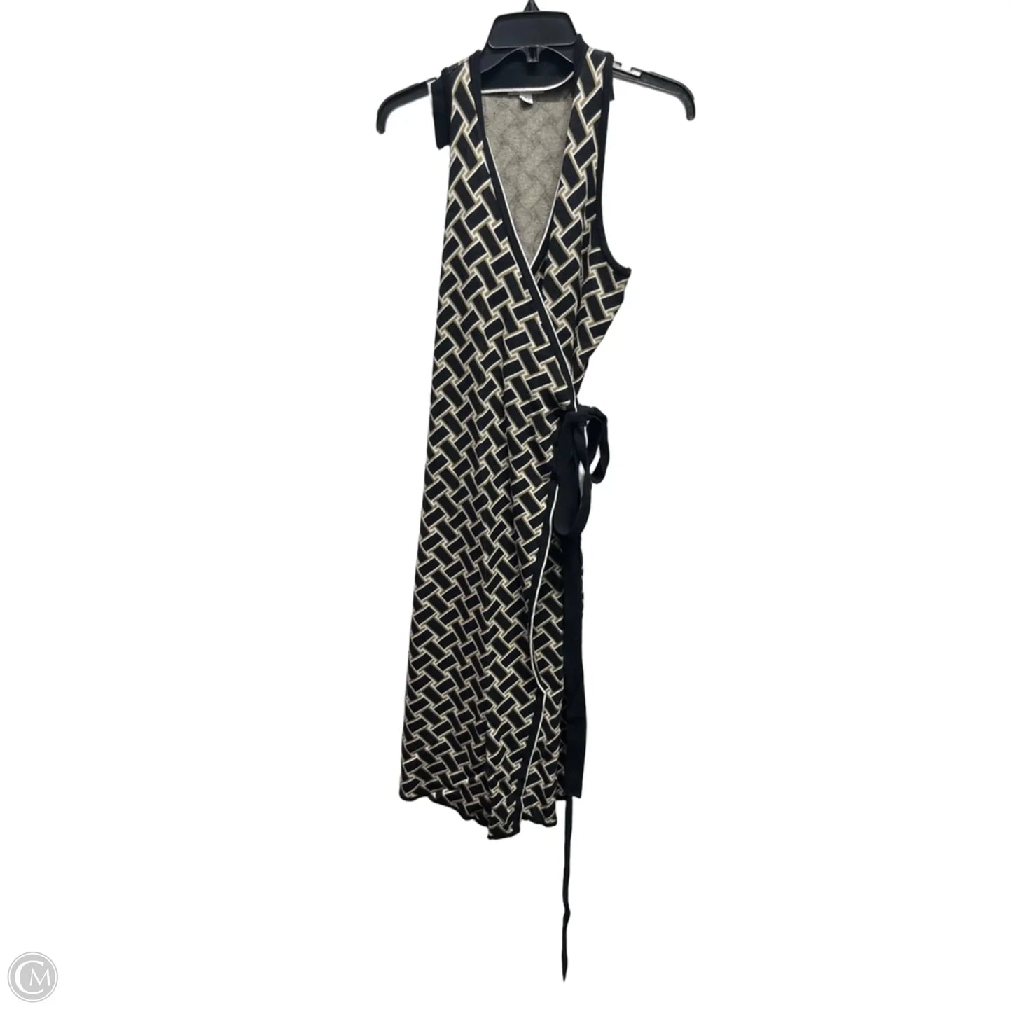 Dress Casual Midi By Target-designer In Black & Tan, Size: Xl