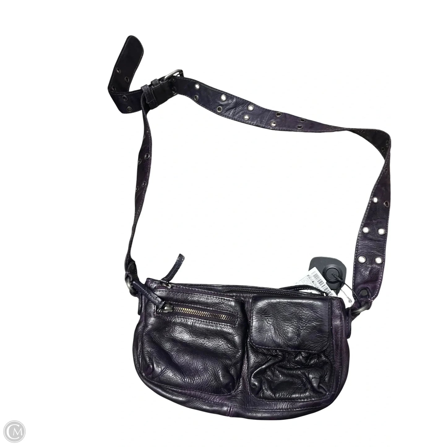 Crossbody Leather By Free People, Size: Small