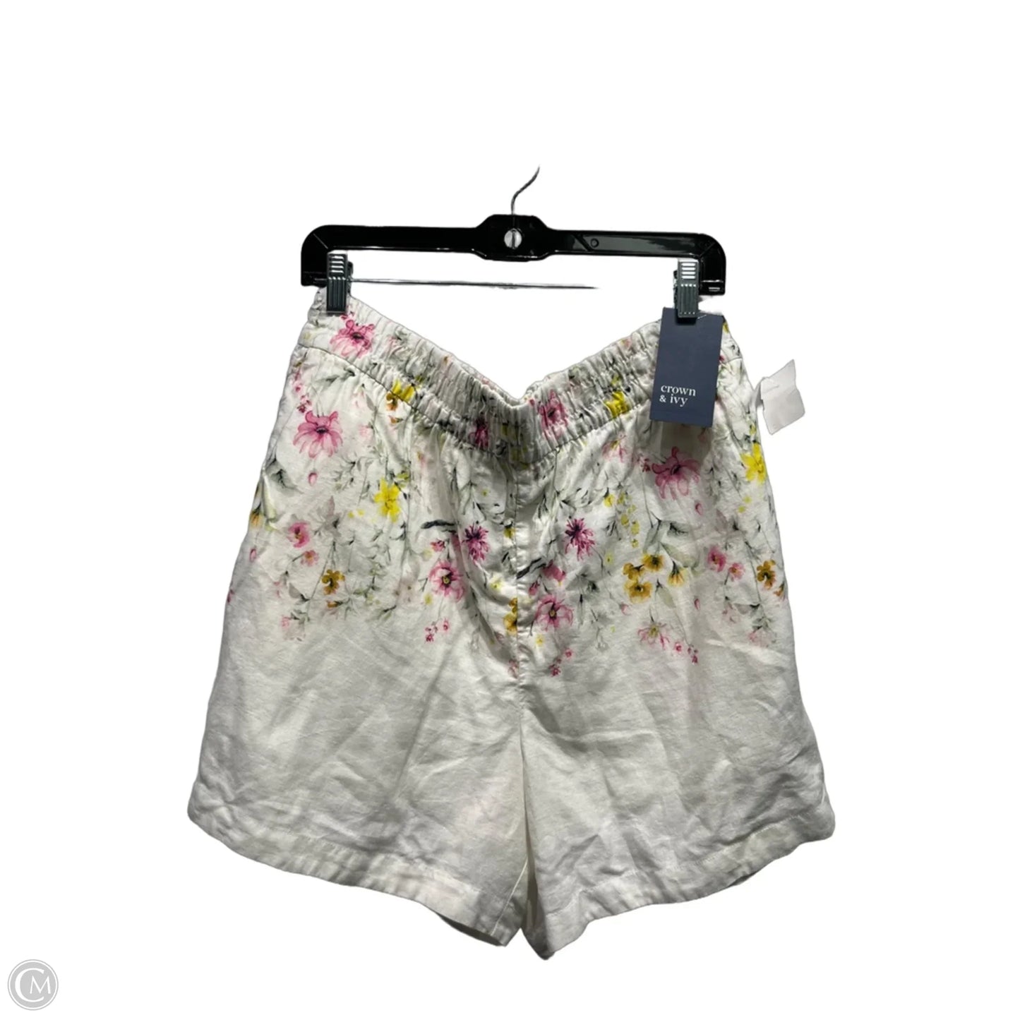 Shorts By Crown And Ivy In Pink & White, Size: Xl