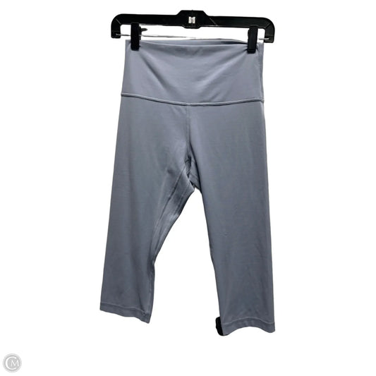 Athletic Capris By Lululemon In Grey, Size: 6