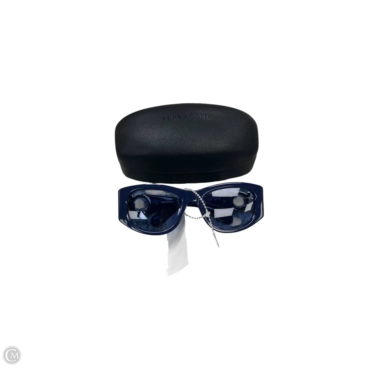 Sunglasses Luxury Designer By Ferragamo, Size: