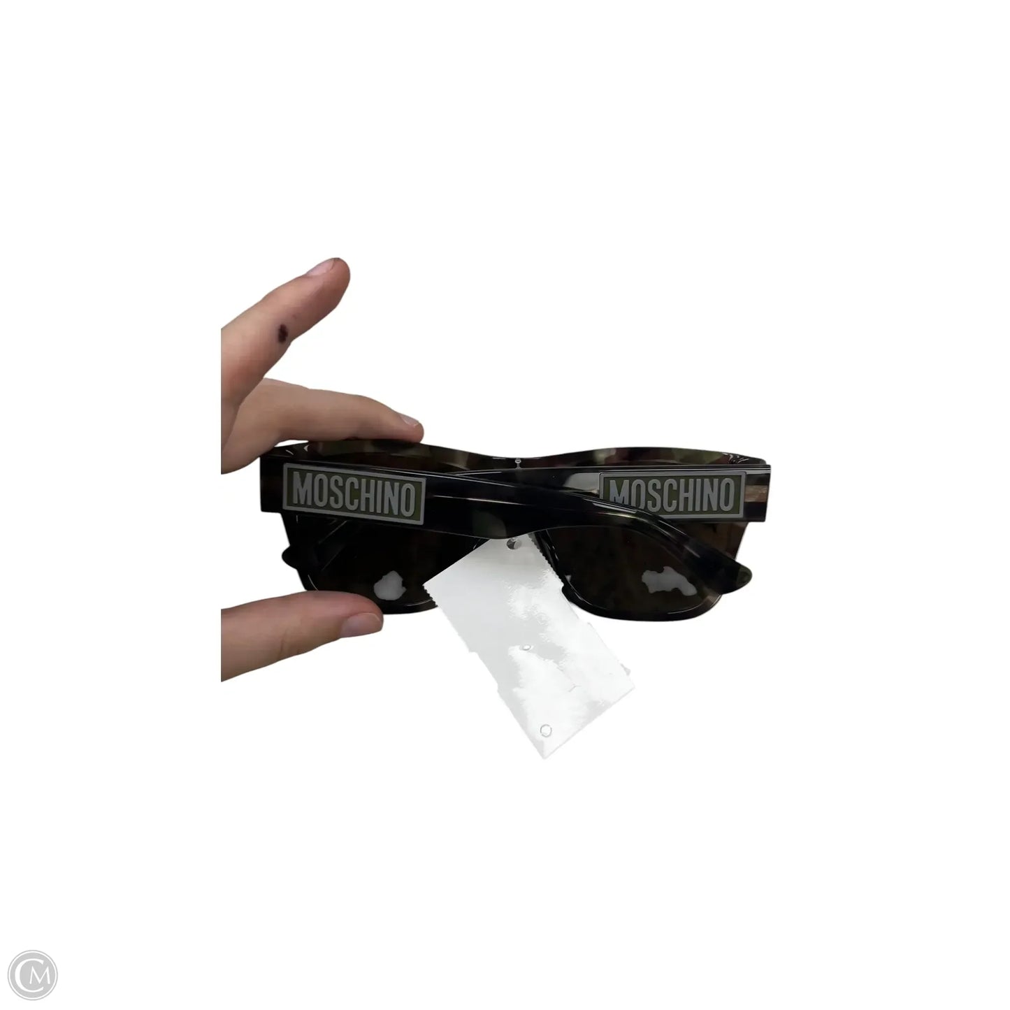 Sunglasses Luxury Designer By Moschino, Size: