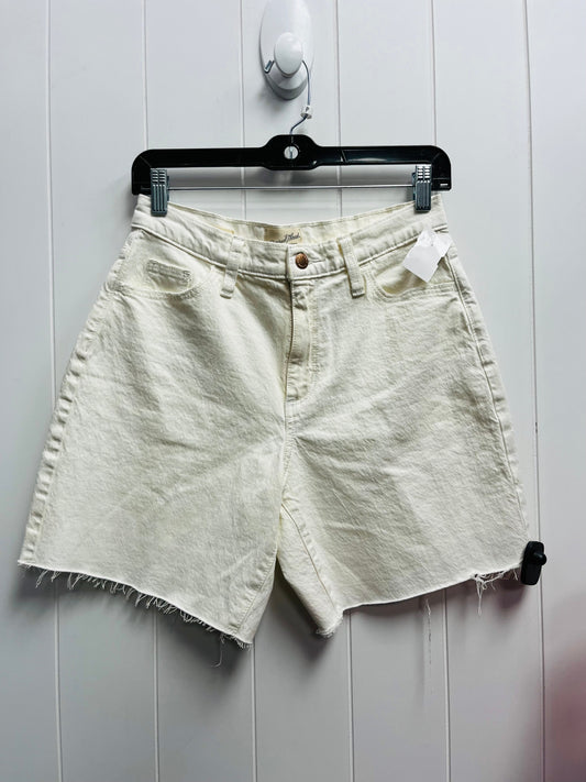 Cream Shorts Universal Thread, Size 4