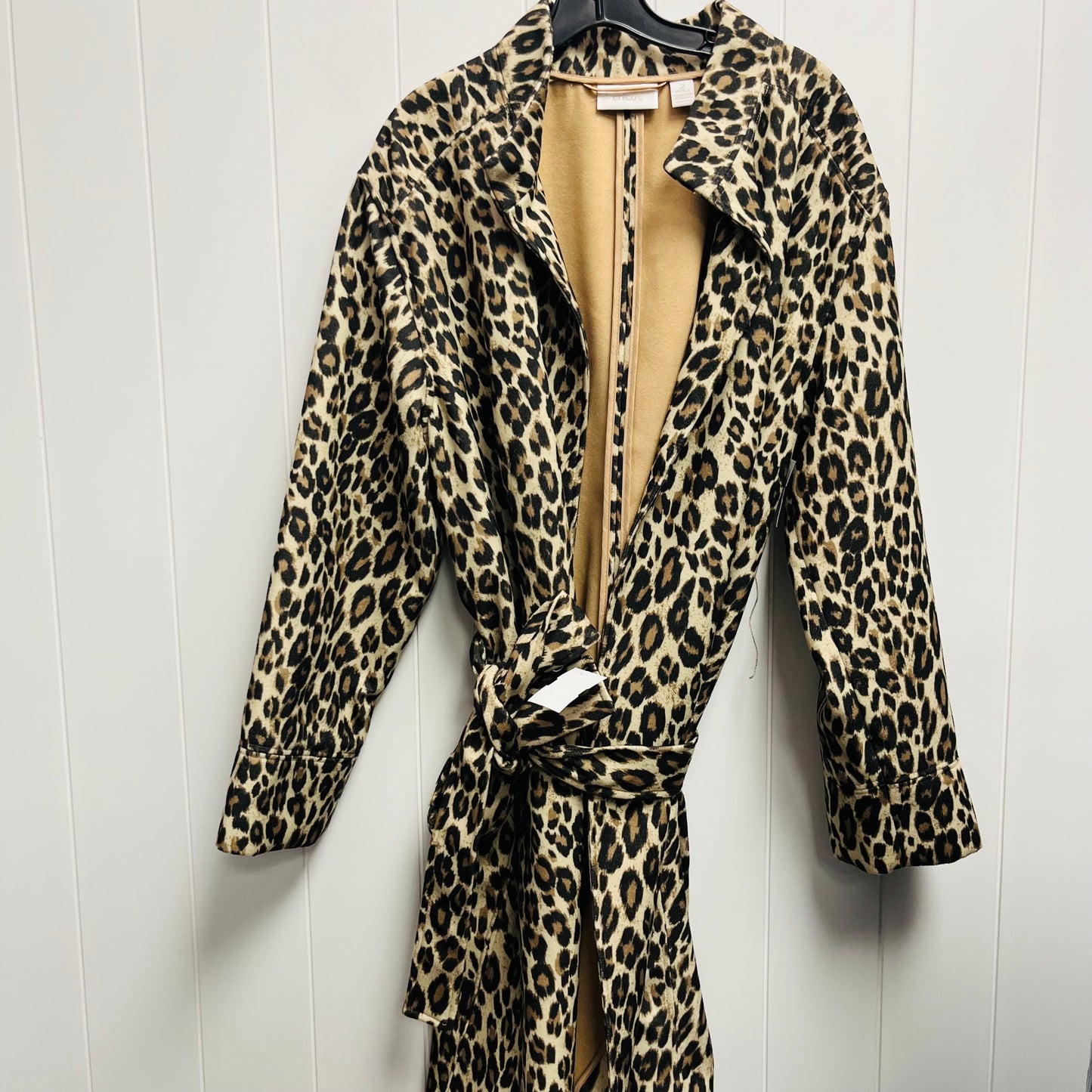 Animal Print Coat Other Chicos O, Size L