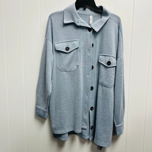 Blue Jacket Shirt Zenana Outfitters, Size L