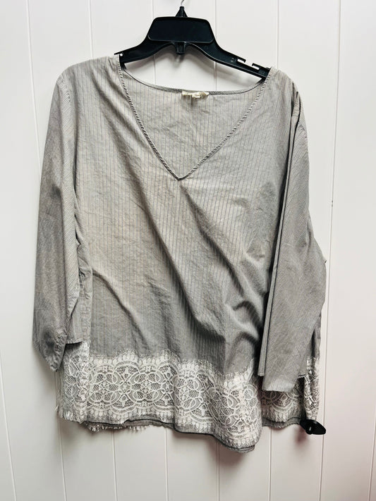 Top Long Sleeve By Jane And Delancey  Size: 3x