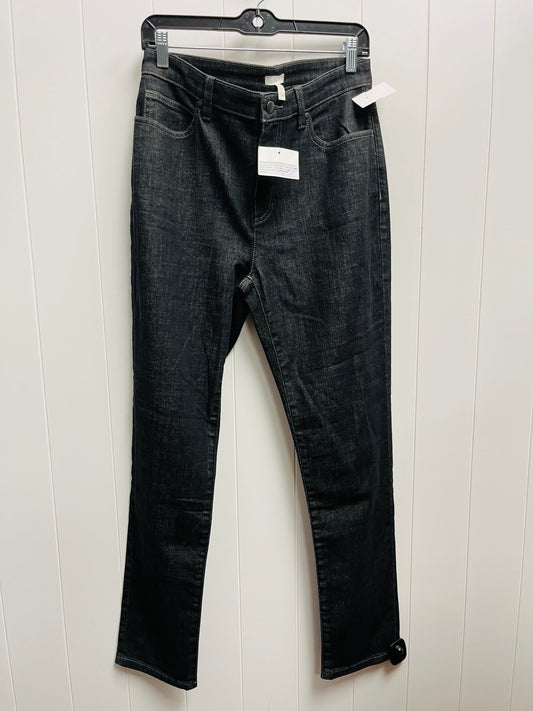 Black Denim Jeans Straight Eileen Fisher, Size S