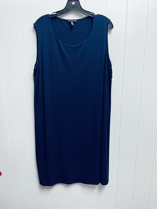 Navy Dress Casual Short Eileen Fisher, Size L